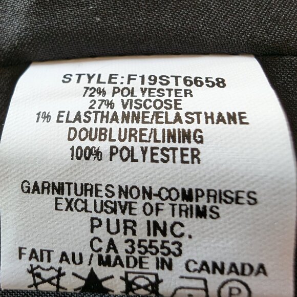 IRIS SETLAKWE short BLAZER jacket Sz 8 DOUBLE BREASTED MADE IN CANADA HIGH END - Picture 12 of 15